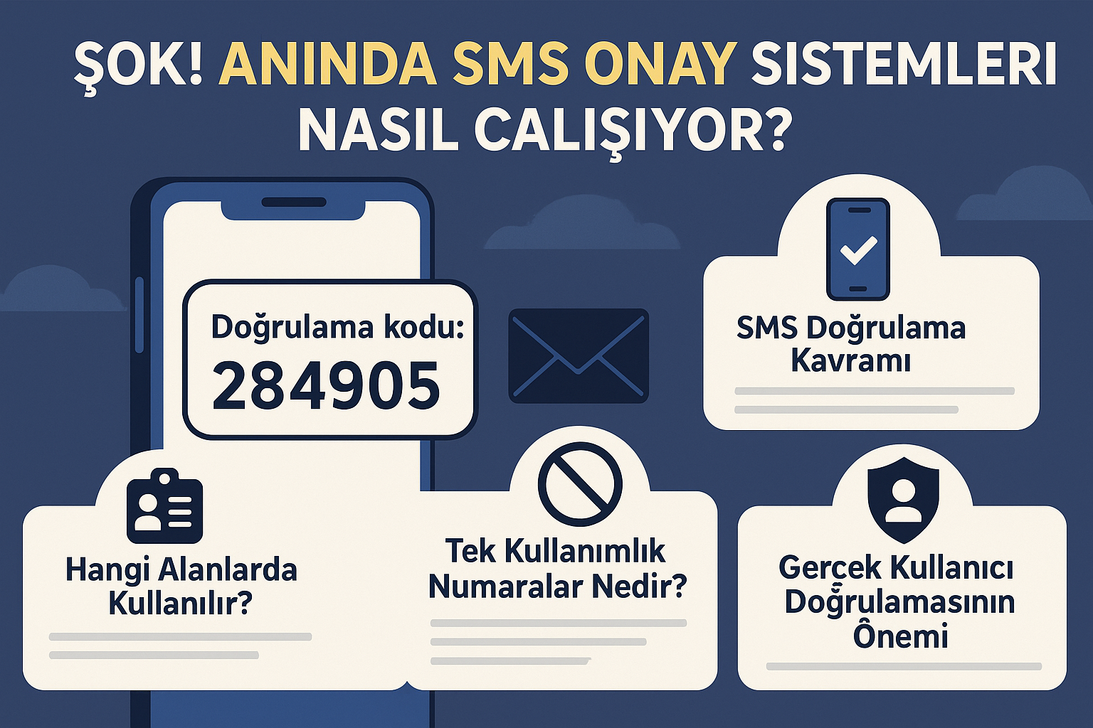 Anında SMS Onay Kodu Hizmeti